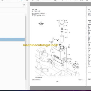 Hitachi ZX19-5A Hydraulic Excavator Parts Catalog & Equipment Components Parts Catalog