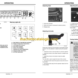 John Deere 260 270 Skid Steer Operators Manual (OMKV18671)