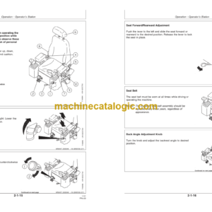 John Deere 853J 903J 953J 909 959J Tracked Feller Buncher Operators Manual (F392597)