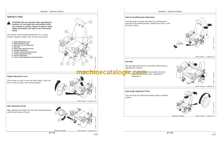 John Deere 853J 903J 953J 909 959J Tracked Feller Buncher Operators Manual (F392597)