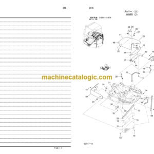 Hitachi AX35U-3 Mini Excavator Parts Catalog