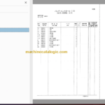 Hitachi HX64B Parts Catalog & Equipment Components Parts Catalog