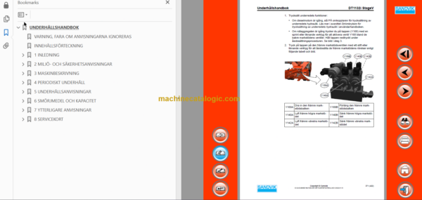 Sandvik DT1132i Drill Rig Operator's and Maintenance Manual (122D80078-1 Swedish)