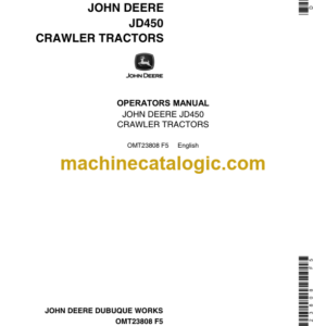 John Deere JD450 Crawler Tractos Operators Manual (OMT23808)