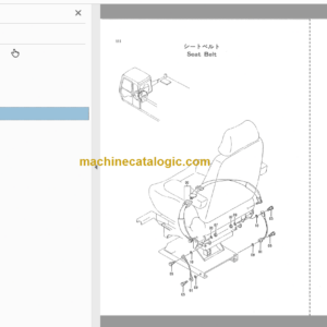 Hitachi JD992E Excavator Parts Catalog