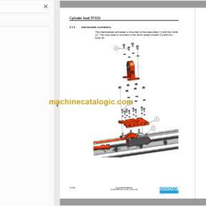 Sandvik DT1132i Drill Rig Service and Parts Manual (120D59413-1)