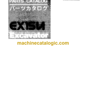 Hitachi EX15U Excavator Parts Catalog