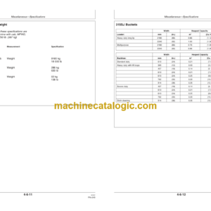 John Deere 315SJ Backhoe Loader Operators Manual (OMT228609 315SJ)