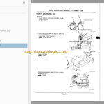 Hitachi LX70-5 LX80-5 Wheel Loader Technical and Workshop Manual