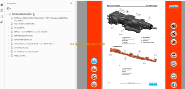 Sandvik DT1132i Tunnelling Drill Operator's and Maintenance Manual (SN 121D67195-1 Swedish)