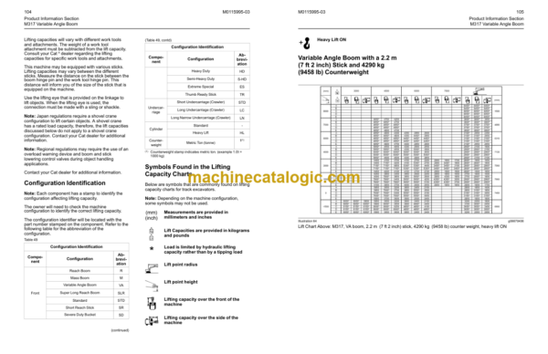 Caterpillar M315 M317 M319 CR Wheeled Excavator Operation and Maintenance Manual,