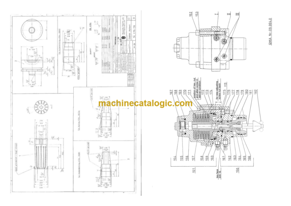 Timberjack CTM282 NAF TANDEM BOGIE AXLE Service Manual