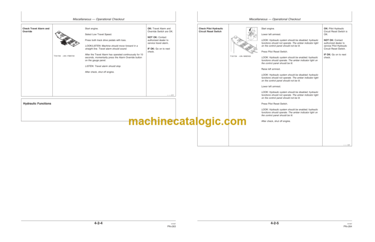 John Deere 853J 903J 953J 909 959J Tracked Feller Buncher Operators Manual (F392597)