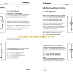 Timberjack 360 460 Skidder Service Manual SN 962000 -