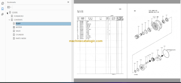 Hitachi EX30UR-3 Excavator Parts Catalog & Equipment Components Parts Catalog