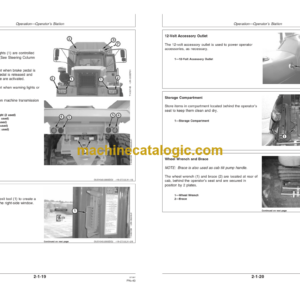 John Deere 350D and 400D Articulated Dump Trucks Operators Manual (OMT187885)