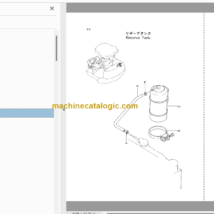 Hitachi EX33U Excavator Parts Catalog & Equipment Components Parts Catalog