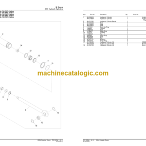 John Deere 850J Crawler Dozer Parts Catalog (PC10234)