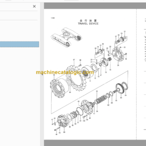 Hitachi JD190E-3 Excavator Parts Catalog & Equipment Components Parts Catalog