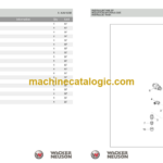 Wacker Neuson DV60 Dumper Spare Parts List