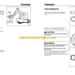 Timberjack 608 Feller Bunchers Operator and Maintenance Manual