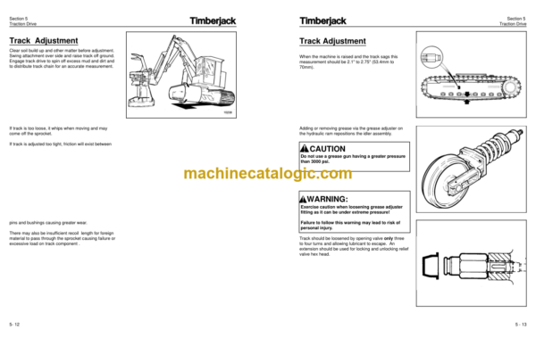 Timberjack 608 Feller Bunchers Operator and Maintenance Manual