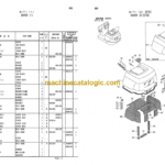 Hitachi AX08-2K Mini Excavator Parts Catalog