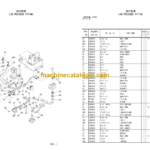 Hitachi AX08-3 Mini Excavator Parts Catalog