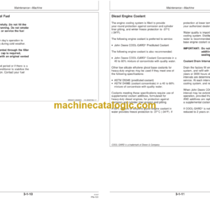 John Deere 703G 753G 759G TRACKED HARVESTER Operators Manual (F387438)