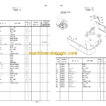 Hitachi AX08-3 Mini Excavator Parts Catalog