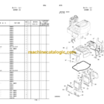 Hitachi AX08-3 Mini Excavator Parts Catalog