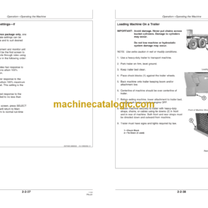 John Deere 319D and 323D Compact Track Loader Operators Manual (OMT253019)