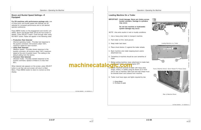 John Deere 319D and 323D Compact Track Loader Operators Manual (OMT253019)