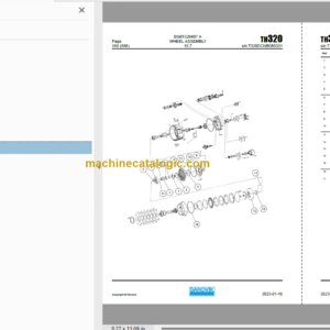 Sandvik TH320 Underground Truck Service and Parts Manual