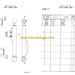 Hitachi HX140B-2 Europe Spec. Crawler Mounted Aerial Platform Parts Catalog