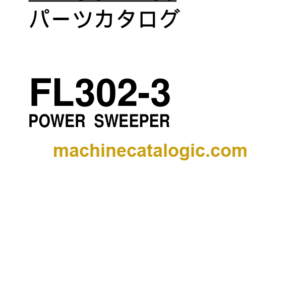 Furukawa FL302-3 POWER SWEEPER Parts Catalog