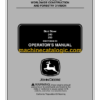 John Deere 240 250 Skid Steer Operators Manual (OMKV18668)