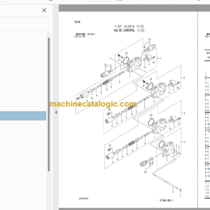 Hitachi HX64B-2 Parts Catalog & Equipment Components Parts Catalog