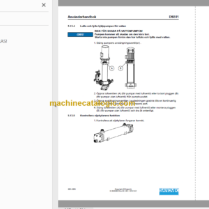 Sandvik DS511c Drill Rig Operator’s and Maintenance Manual (115B42360-1 Swedish)