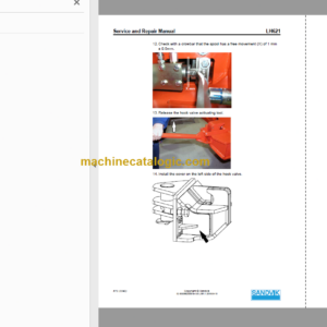 Sandvik LH621 Mining Loader Service and Parts Manual (L821D433)