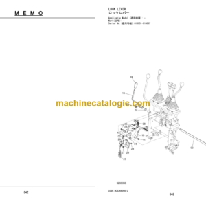 Hitachi AX10u-4 Mini Excavator Parts Catalog