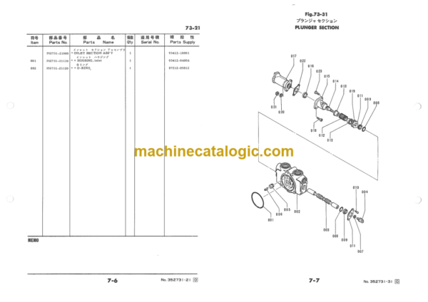 Furukawa FL130 Wheel Loader Parts Catalog