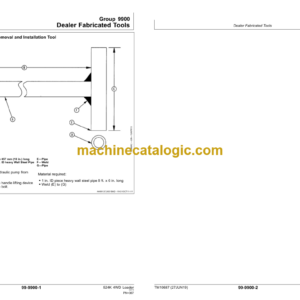 John Deere 524K 4WD Loader Engine 6068HDW74 (T3) Repair Technical Manual (TM10687)