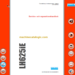 Sandvik LH625iE Mining Loader Service and Parts Manual (L025E102)