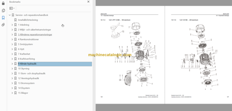 Sandvik L625ie Mining Loader Service Manual (L625ECNA0A0039)