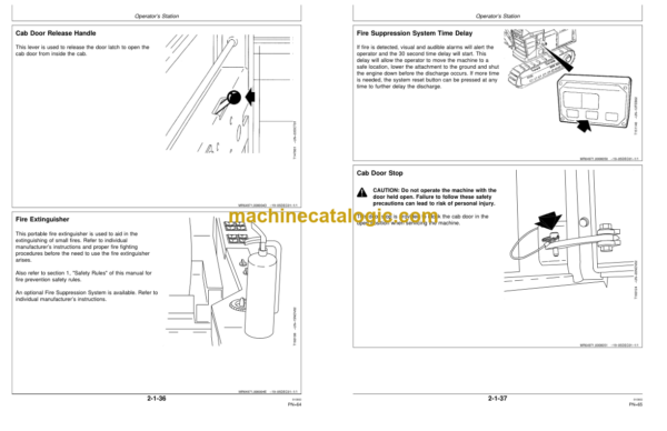 Timberjack 853G 850 & 953G 950 Feller Buncher Operators Manual