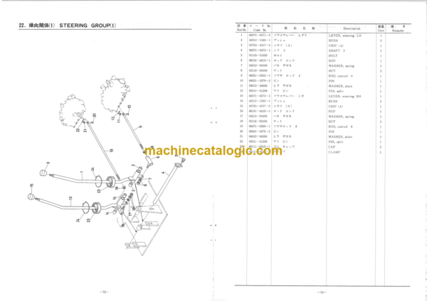 Hitachi UH-M15-3 Hydraulic Excavator Parts Catalog