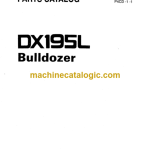 Hitachi DX195L Bulldozer Parts Catalog