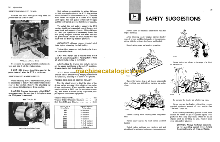John Deere JD400 TRACTORS AND LOADERS Operators Manual (OMT32425)