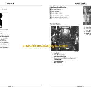 John Deere 240 250 Skid Steer Operators Manual (OMKV18668)